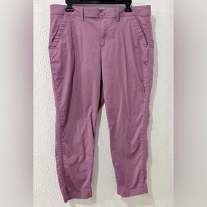 Quiet Luxury Core Tapered Pants High Rise Minimalist Capsule 16 Dusty Plum